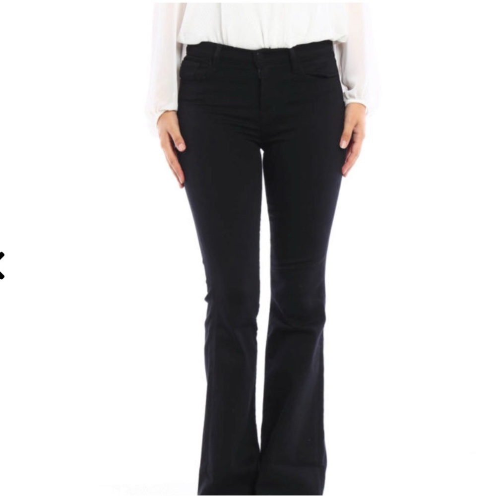 J Brand Maria Black Flared High Waisted Pants Size 29